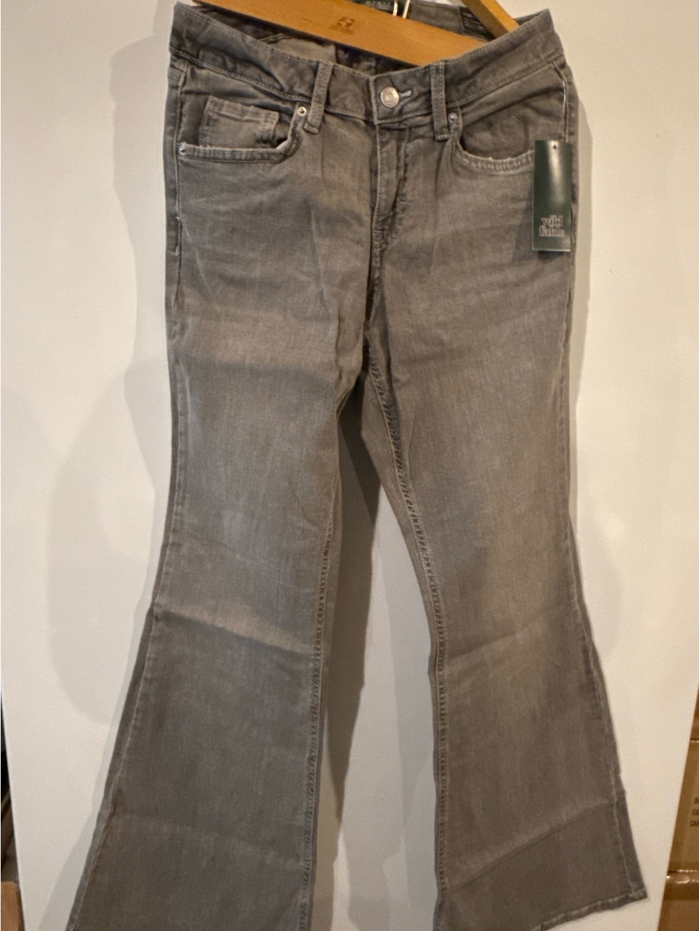 Wild Fable curvy flare grey wash denim
